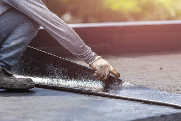 Professional Waterproofing technician working in Gilbertsville, PA